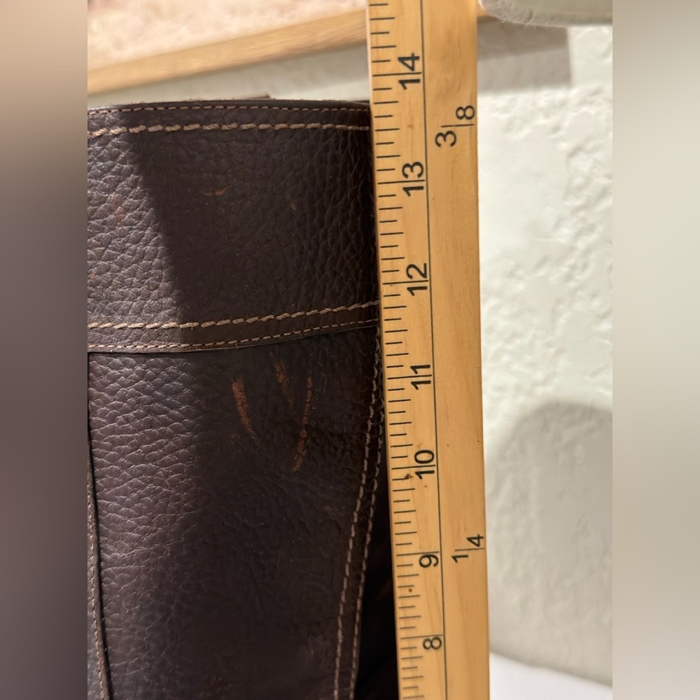 Timberland Women's 11" Rudston Platform Boots Sz 7.5 Block Heel Brown Leather - Picture 14 of 17